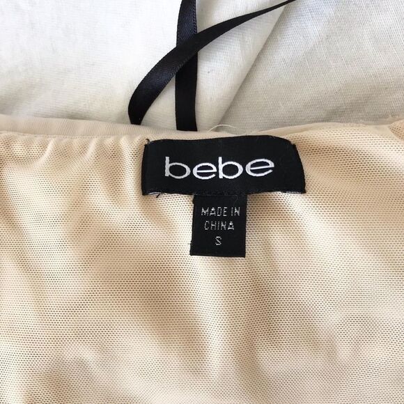 Bebe ombré ruched Single Shoulder Party Dress S - Picture 8 of 9